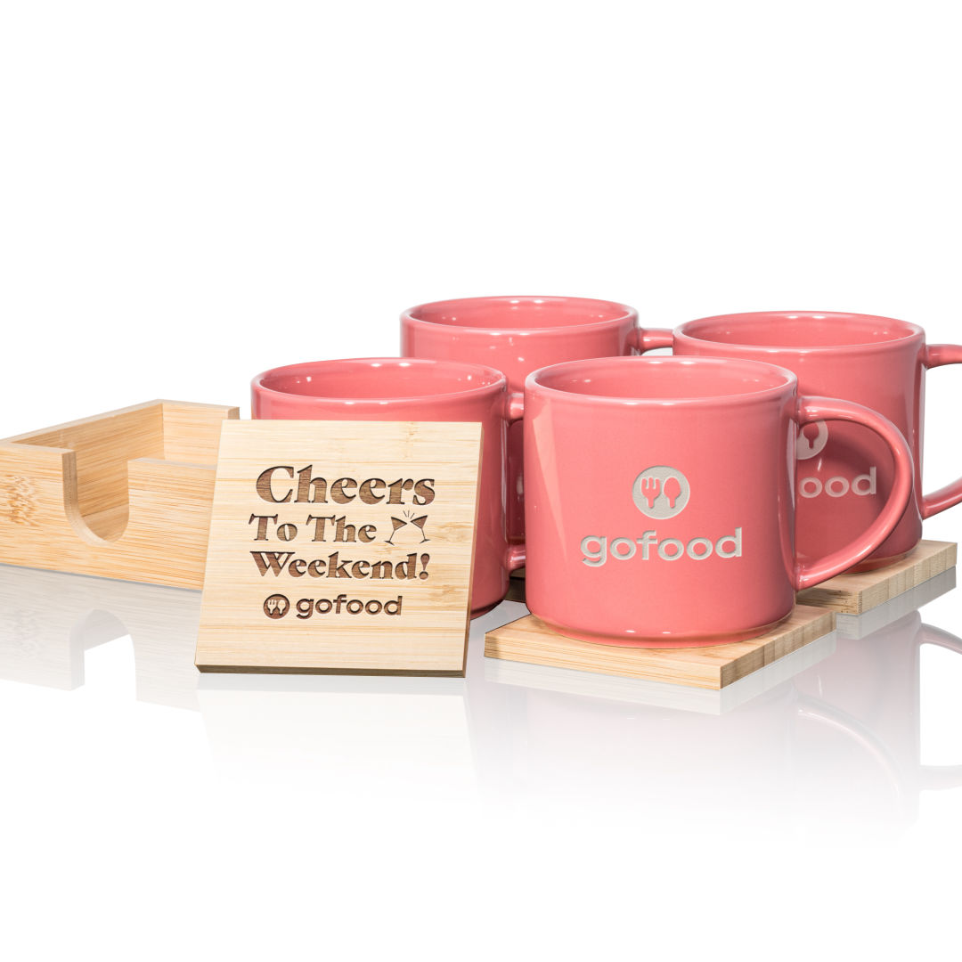 Davies Mug & Coaster Set 12