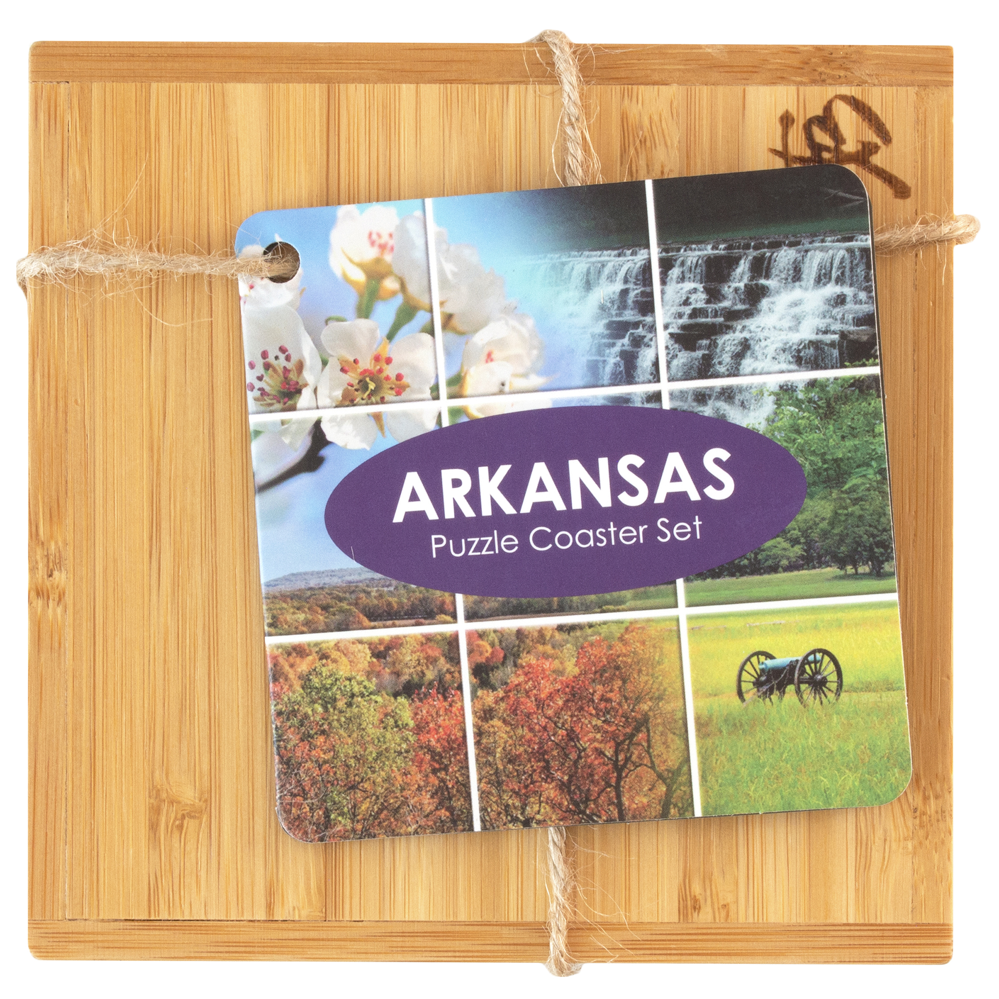 Arkansas Puzzle Coaster Set 5
