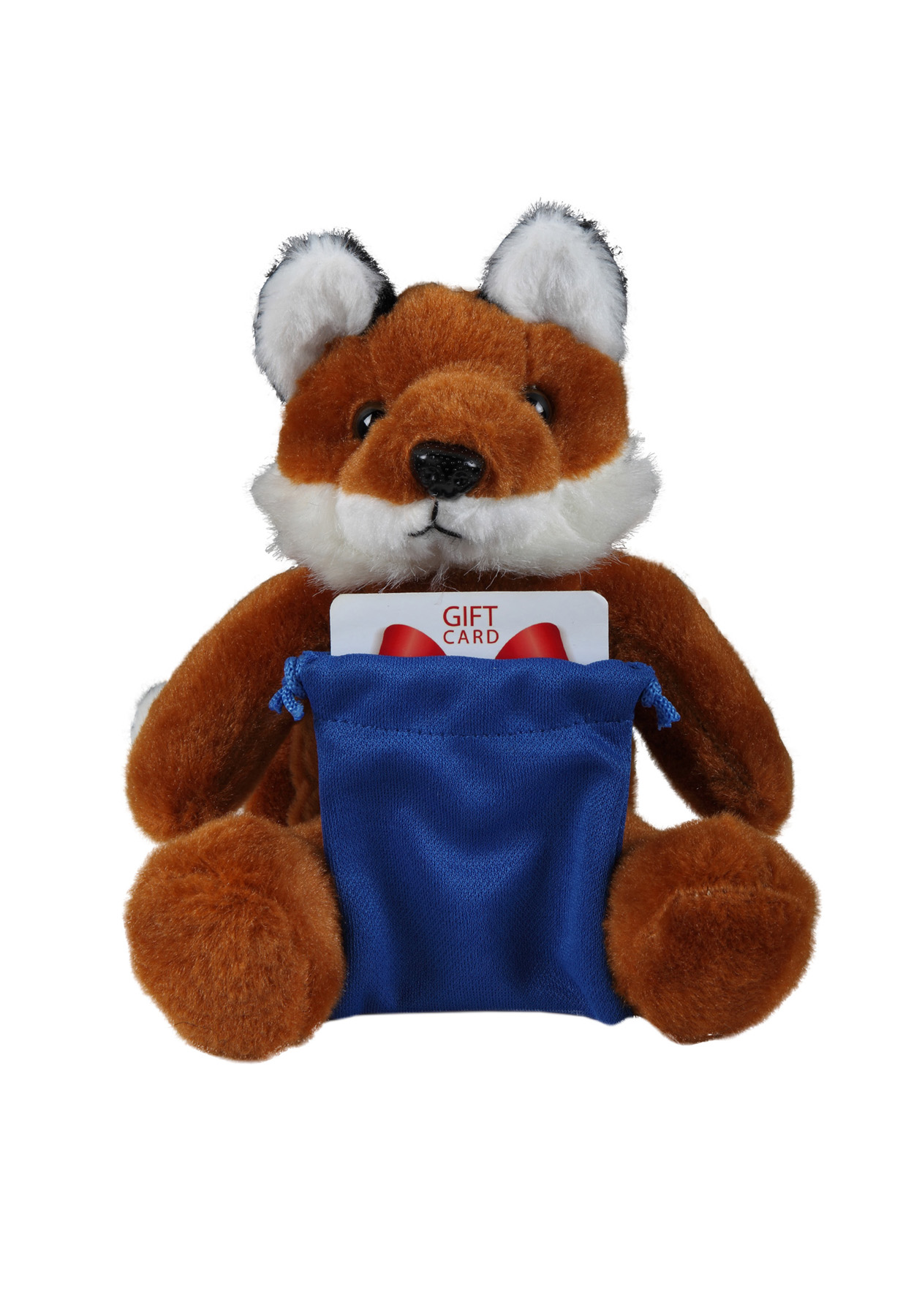 soft plush Fox with gift card sack 3