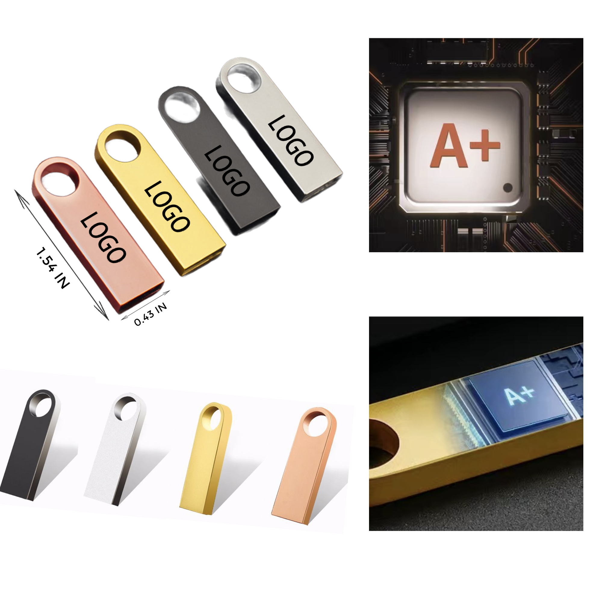 MOQ 100 PCS Stylish Portable USB Disk 1