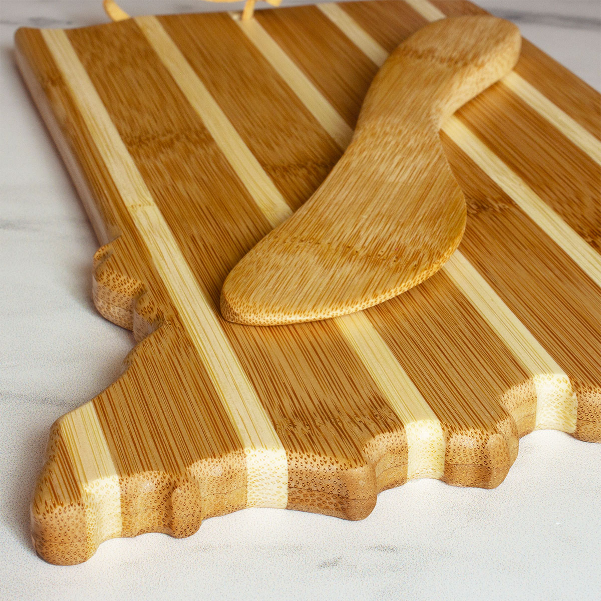 Indiana Charcuterie Board with Spreader Knife Gift Set 3