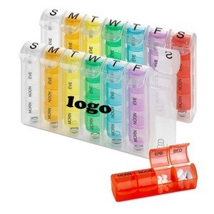 Clear Weekly Pill Case 4