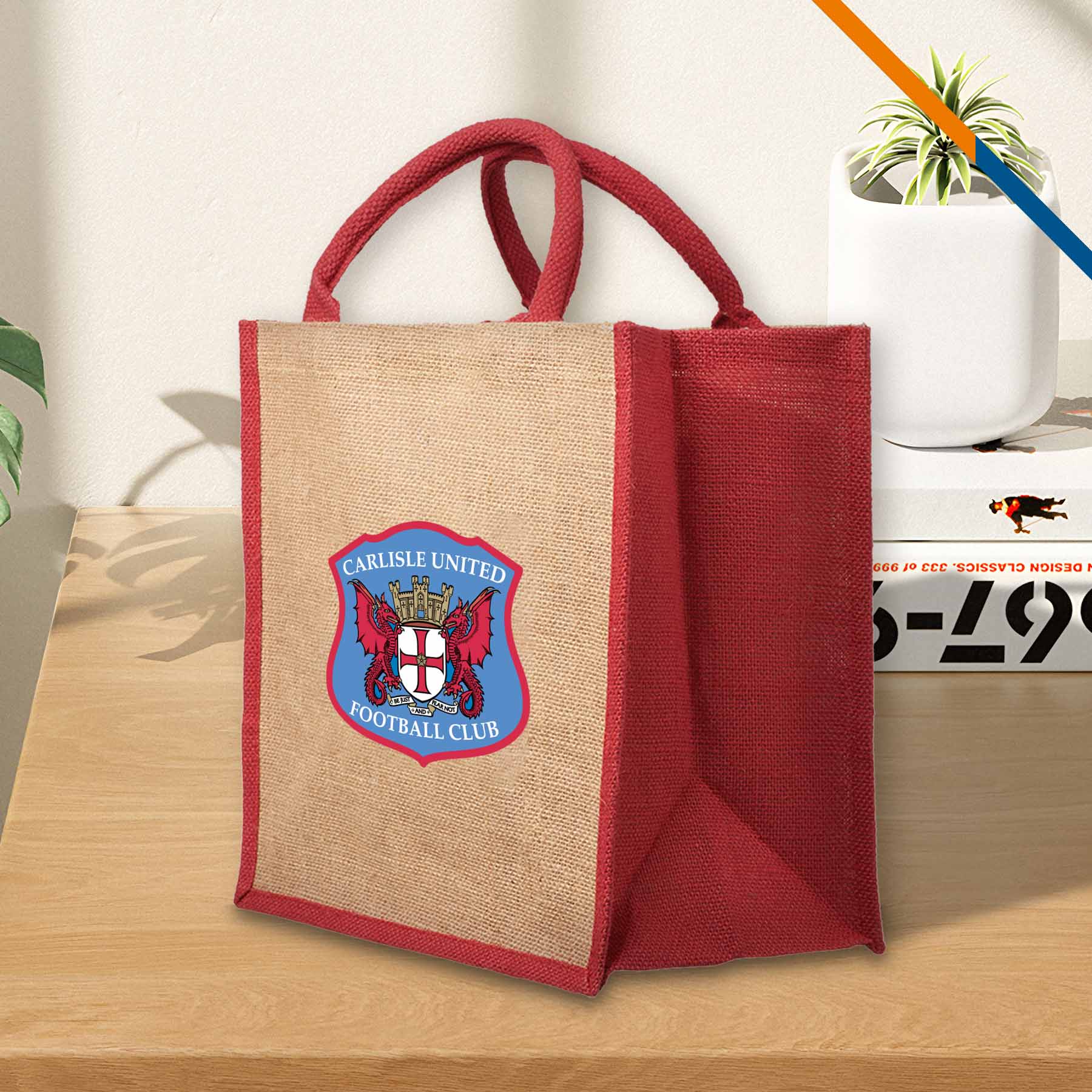 Mocho Jute Tote Bag, custom tote bag with logo imprint 3