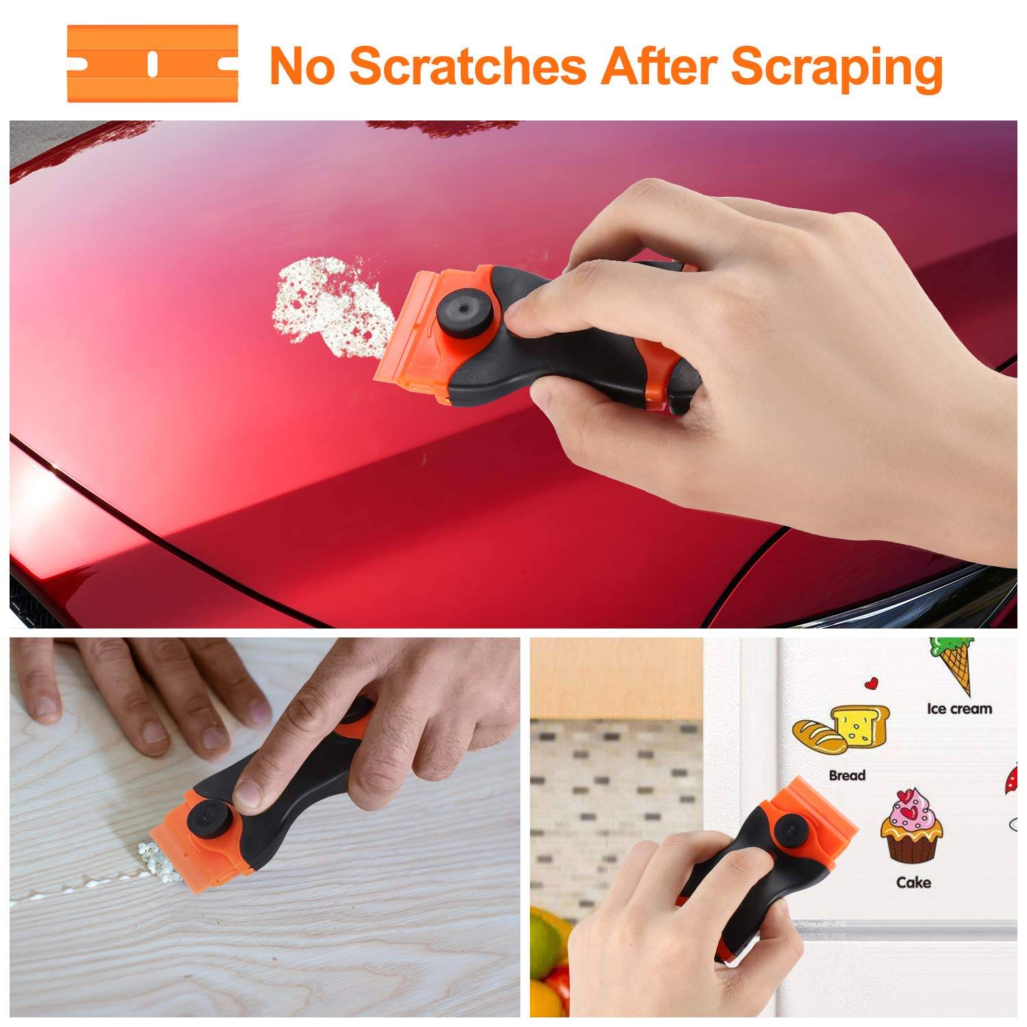 Multi-Function Scraper: Wallpaper & Car Film Smoother Tool 6
