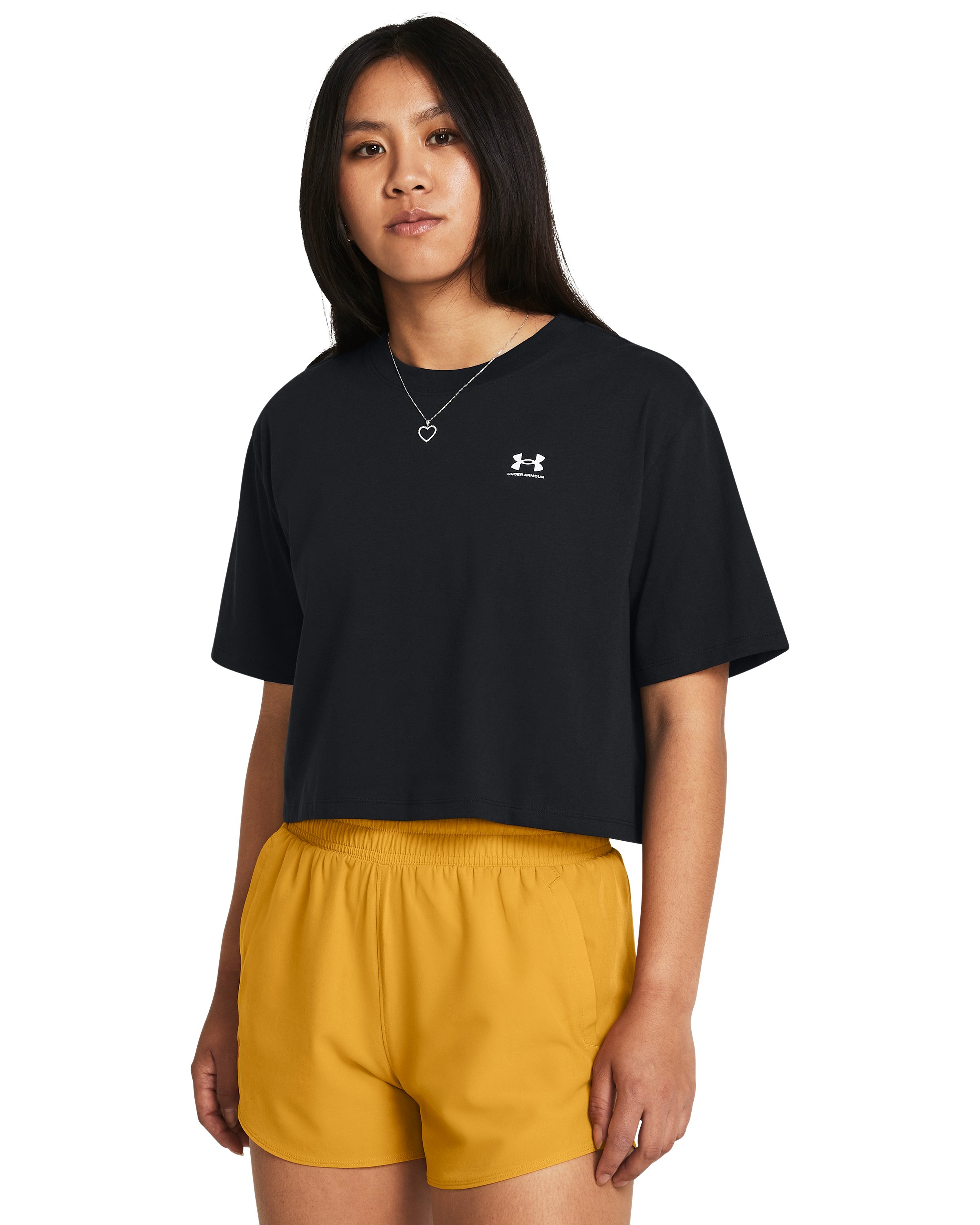 UA Boxy Crop Logo Women's Short Sleeve 2