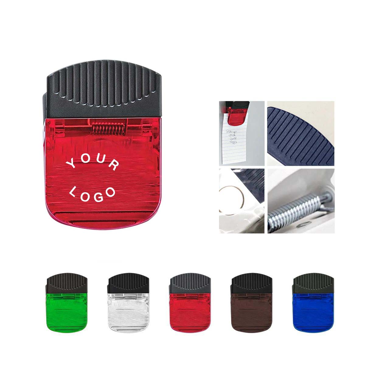Plastic Memo Holder with Strong Magnet Back 6