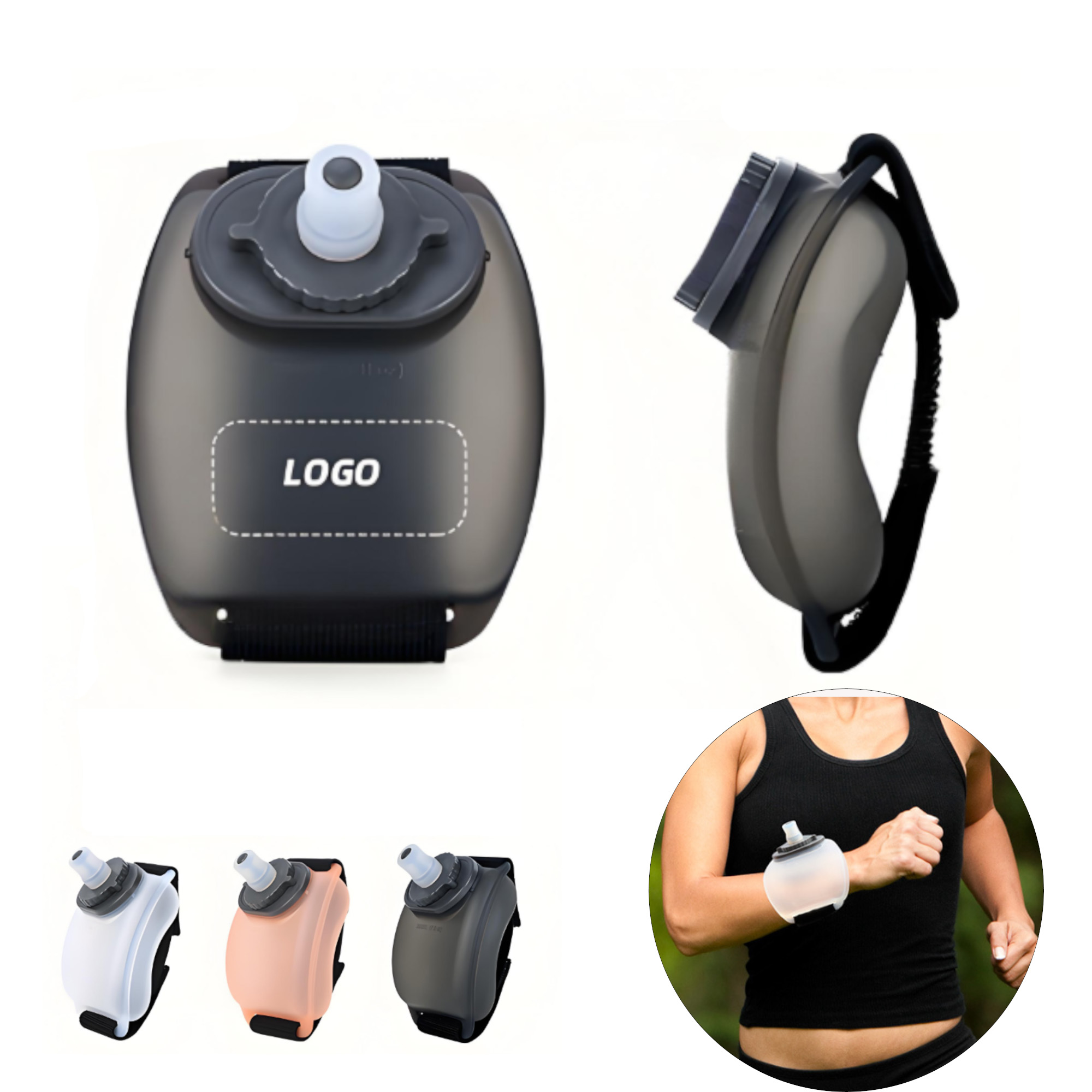 7Oz Sport Wrist Water Bottle 3