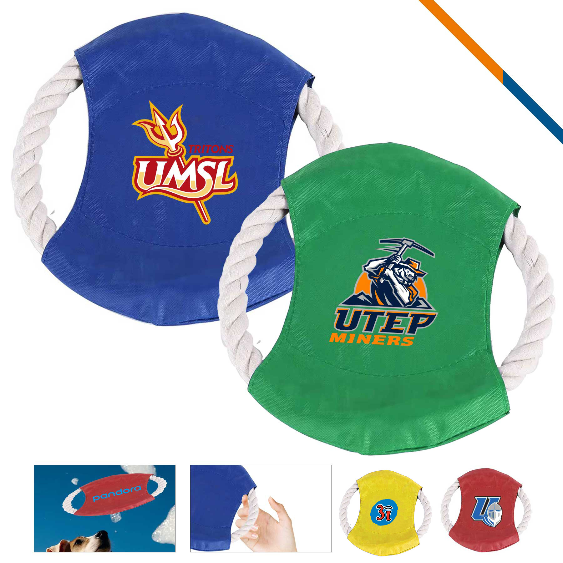 Lillie Pet Cotton Cord Flying Disc 5