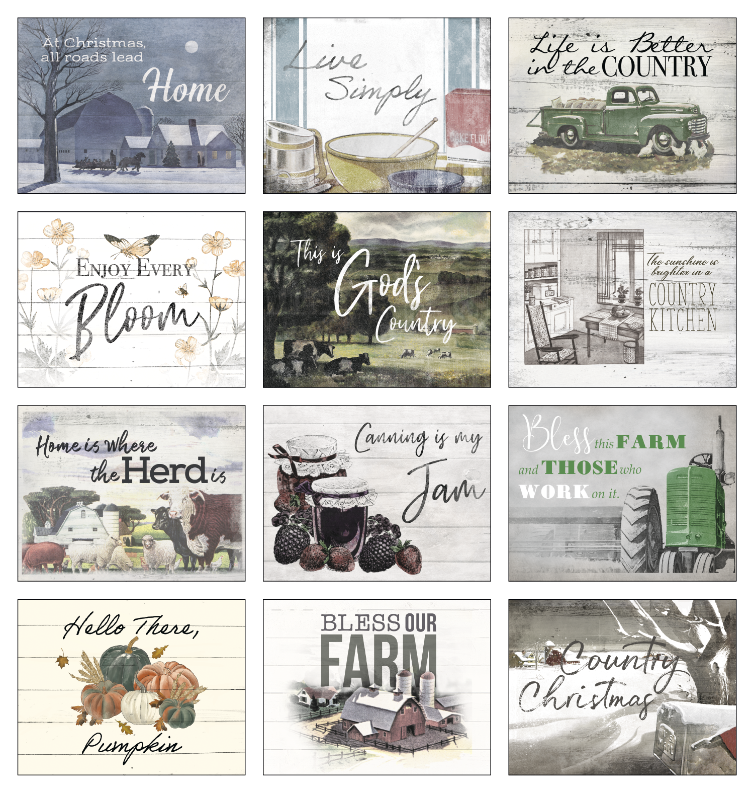 Good Value™ Country Days - Spiral Calendar 2