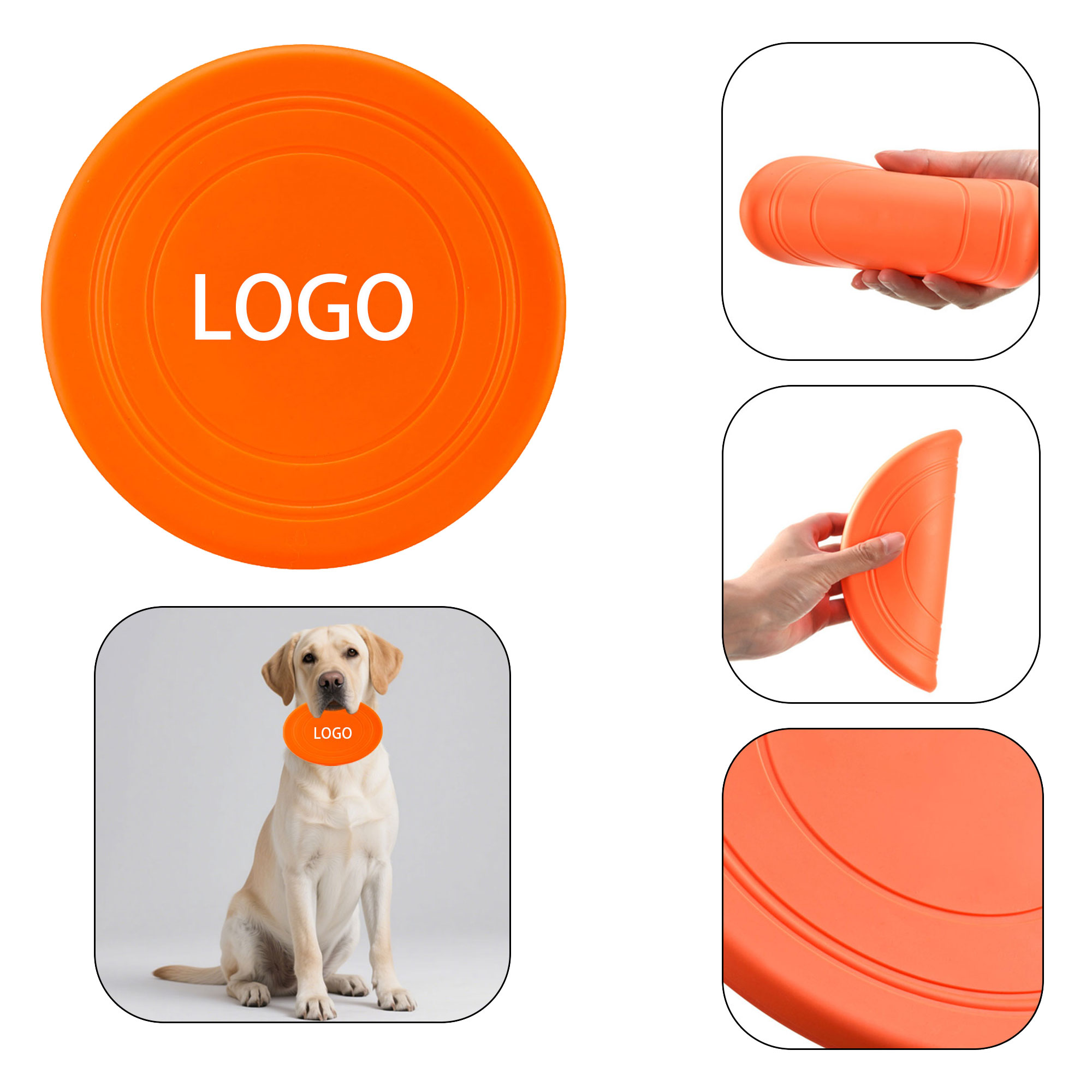 Silicone Pet Flying Disc 3