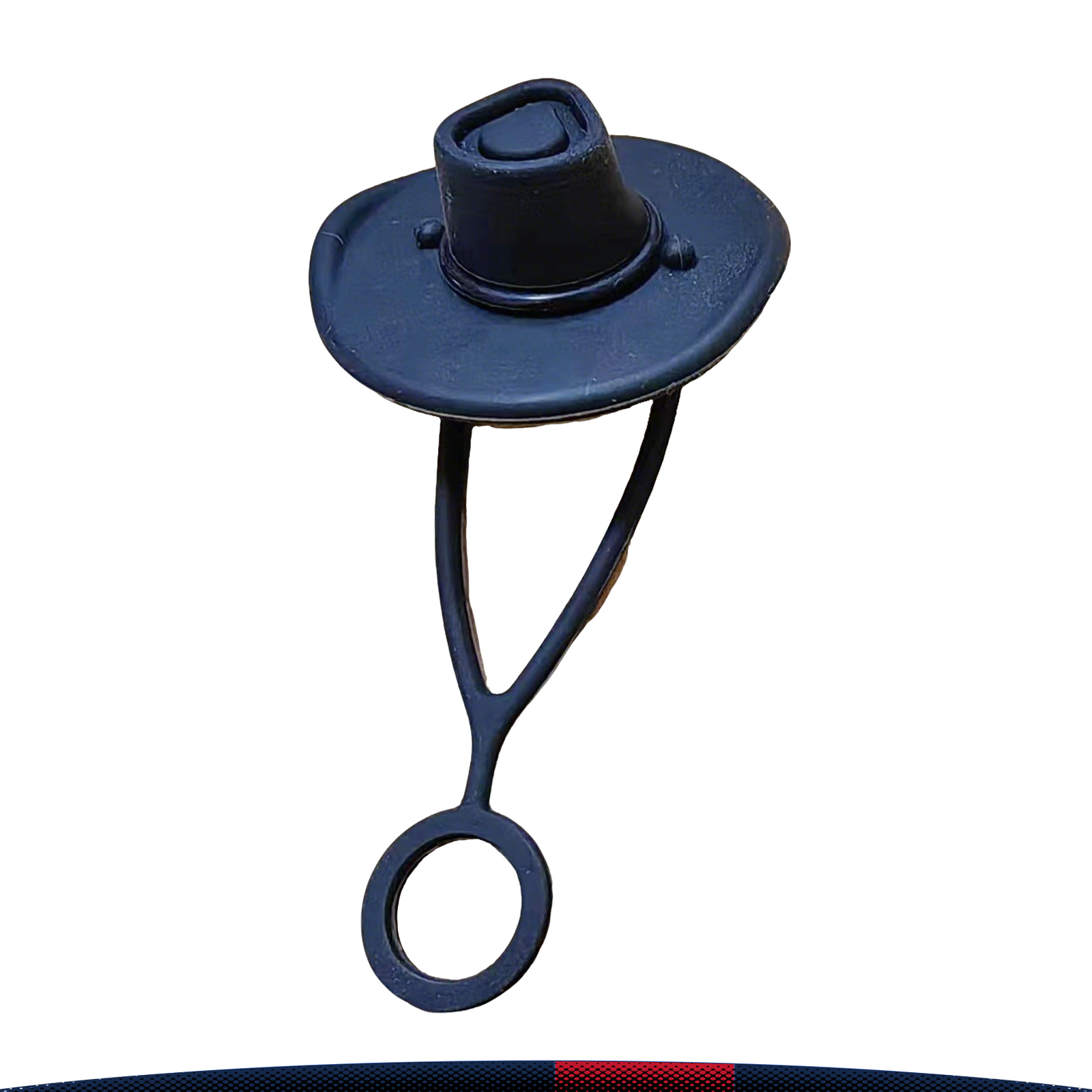 Silpex Cowboy Hat-Shaped Silicone Straw Topper 2