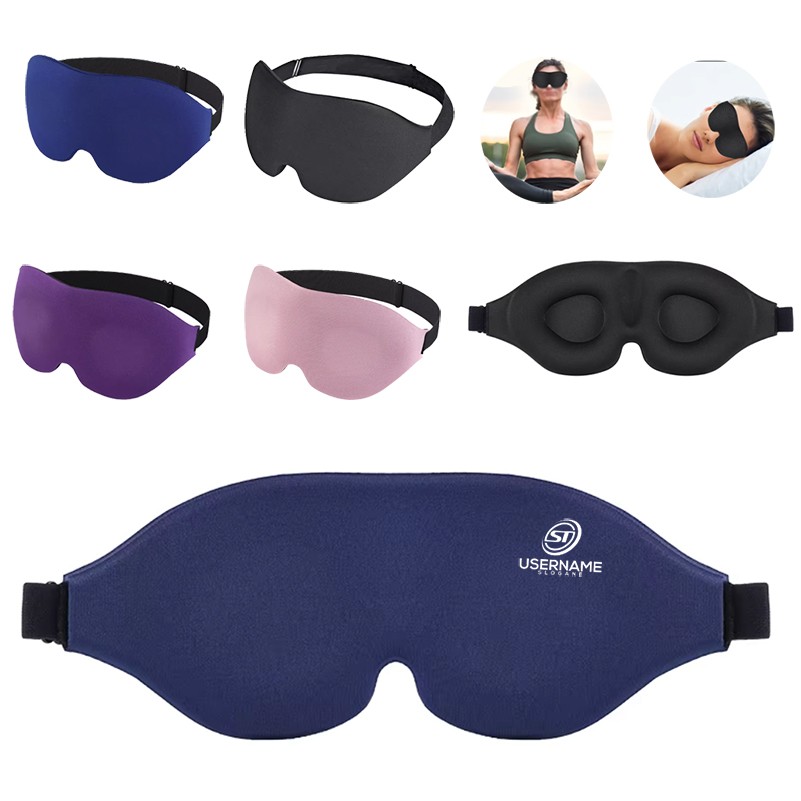 3D Sleep Eye Mask with Adjustable Strap for Men and Women 1