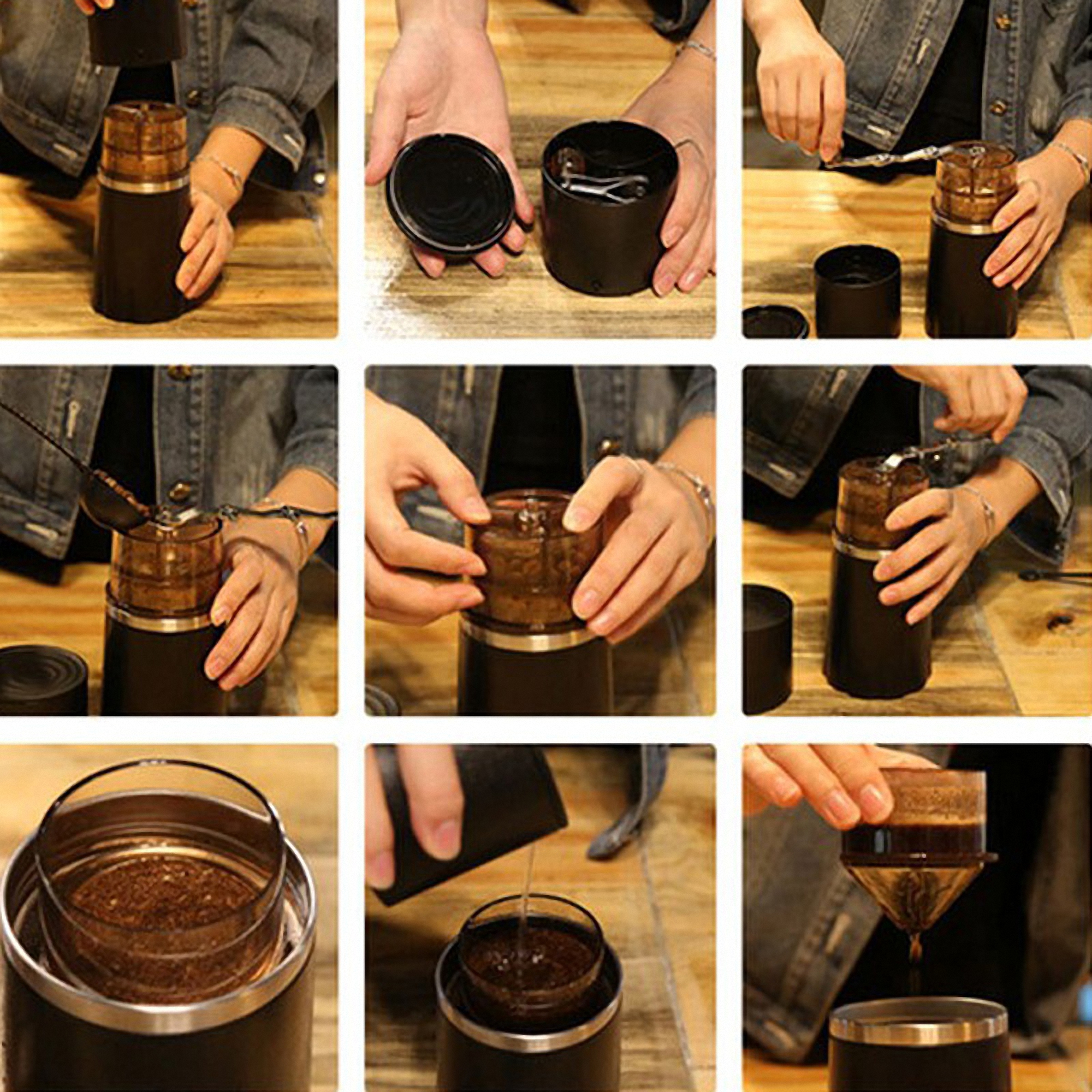 Portable Manual Coffee Grinder 6