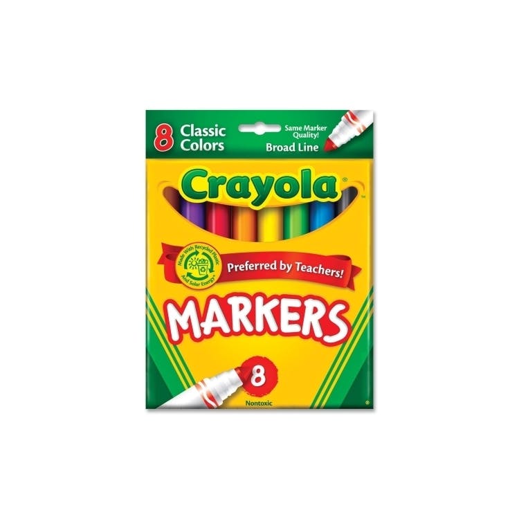 Crayola Classic Markers Broad Line 8ct 1