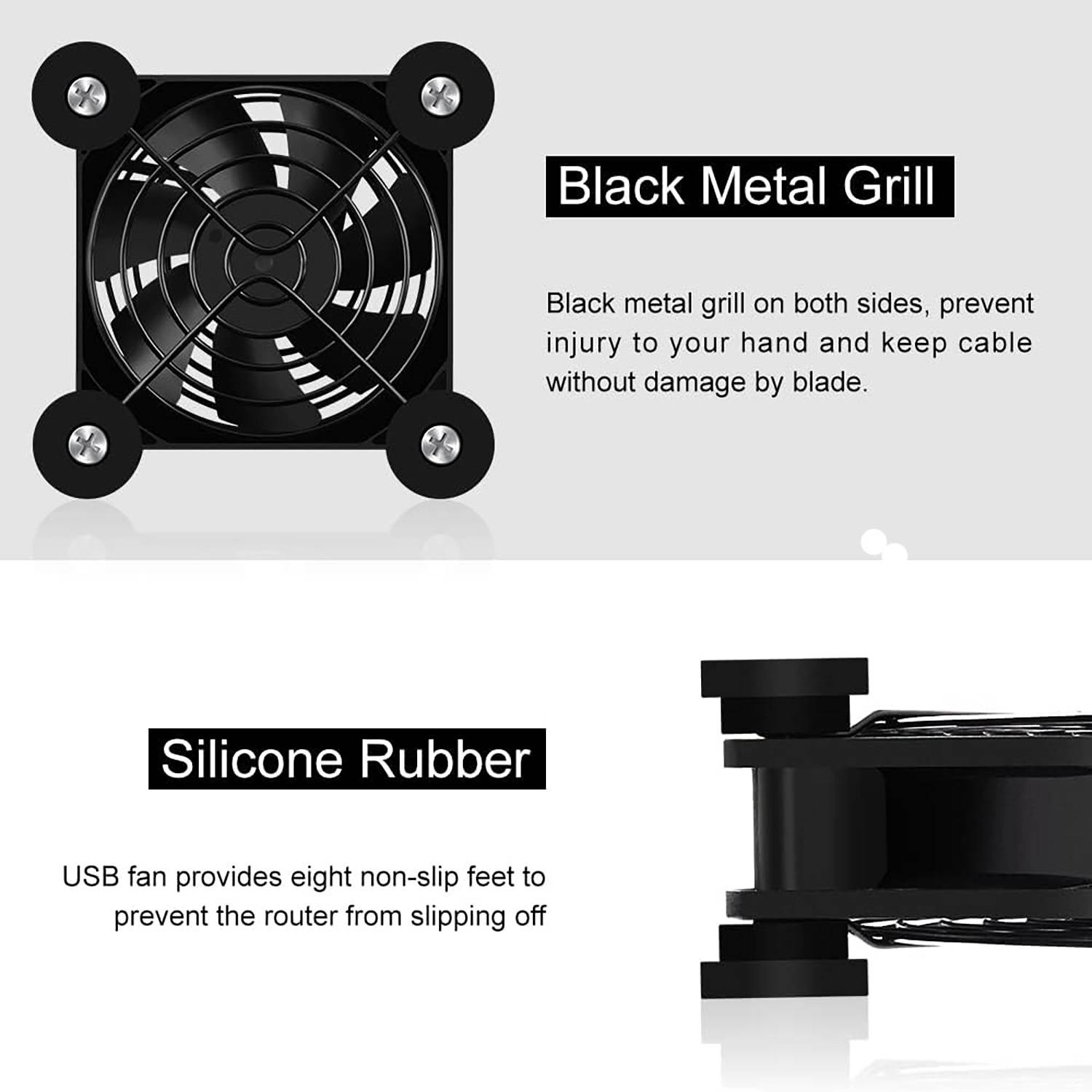 Portable USB Powered Desk Cooling Fan 6
