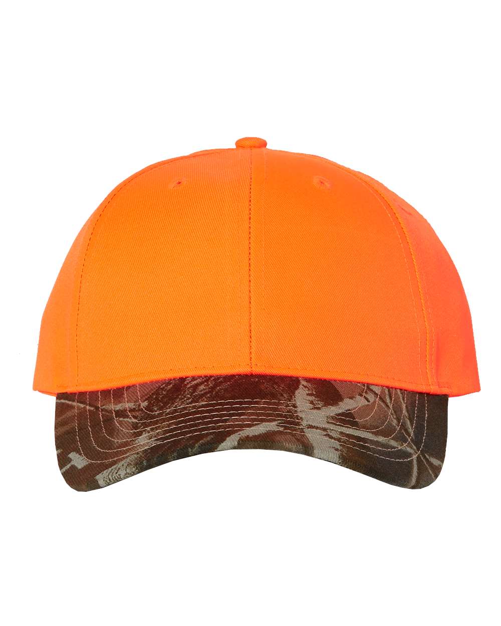 Solid Crown with Camo Bill Cap - LC25 2