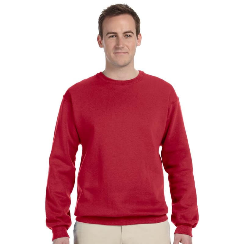 Jerzees 8 Oz., 50/50 NuBlend® Fleece Crew, custom hoodie or sweatshirt with logo imprint 4