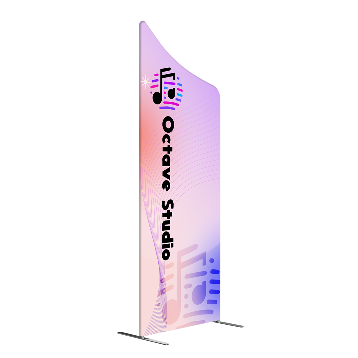 NEW MagLock Concave Fabric Display - 3'x8' 2
