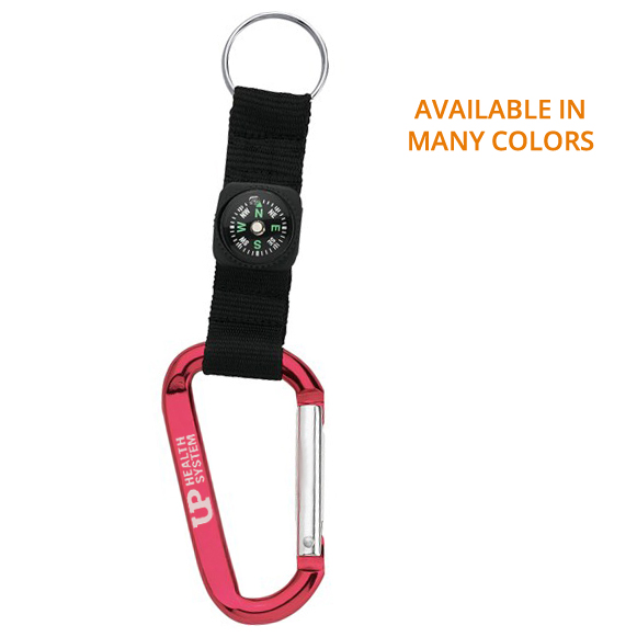 Combo Carabiner Compass Keychain 8