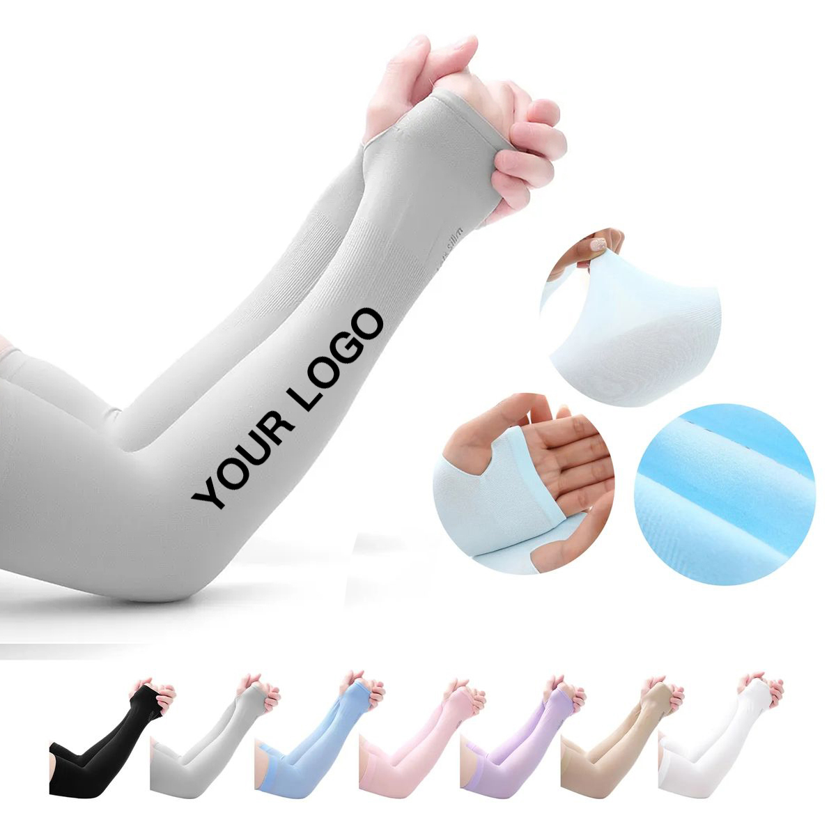 Breathable UV Arm Sleeves for Outdoors 5