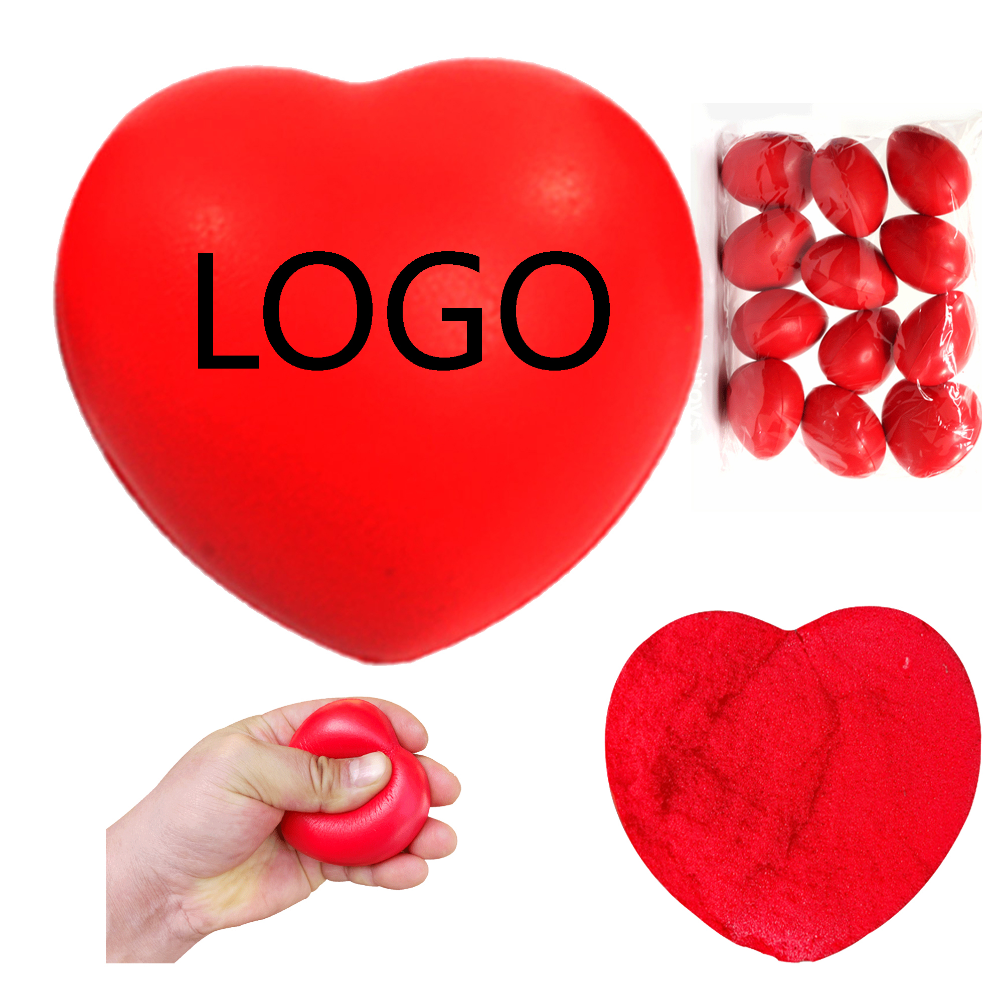 Heart PU Stress Ball 1