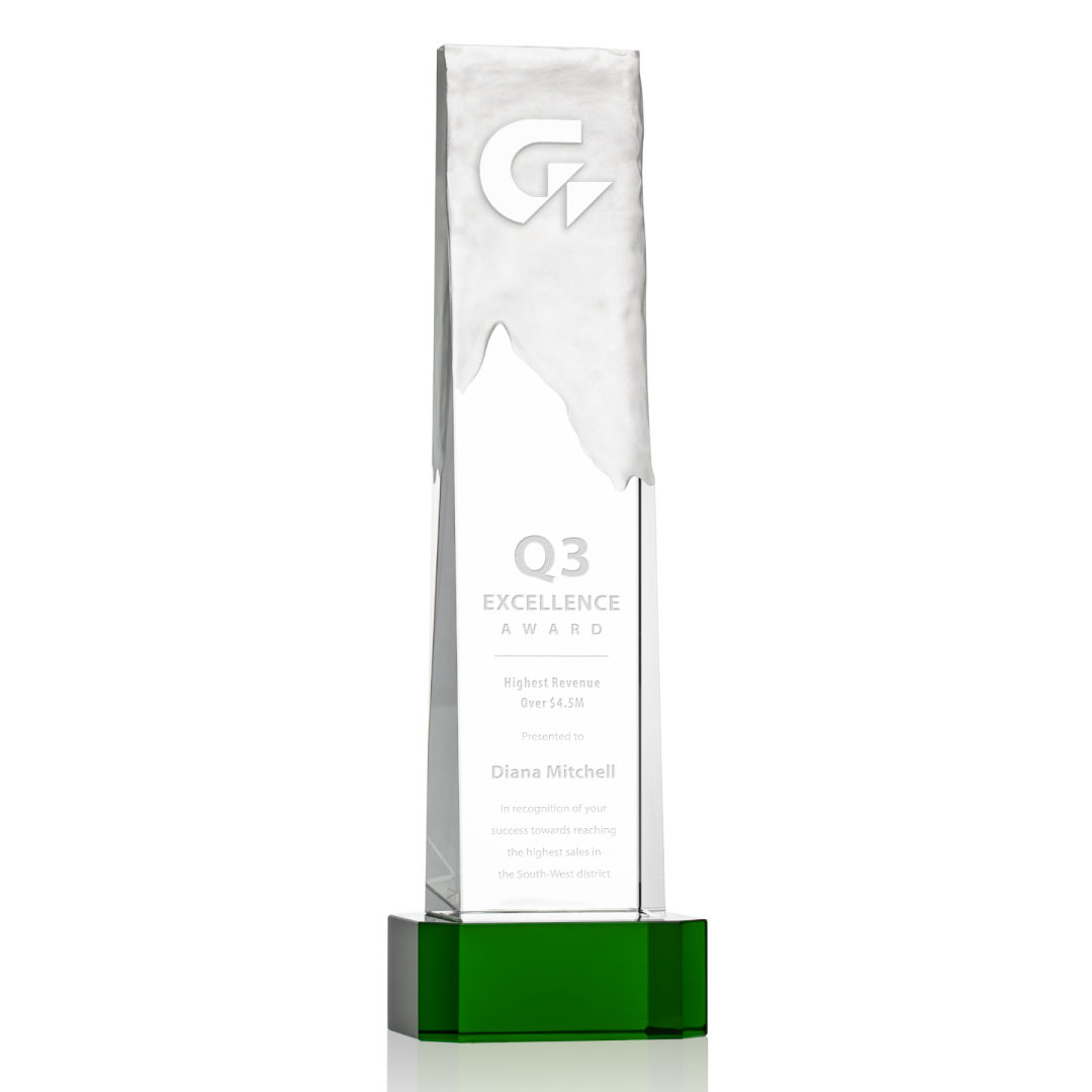 Rushmore Award on Base - Green 4