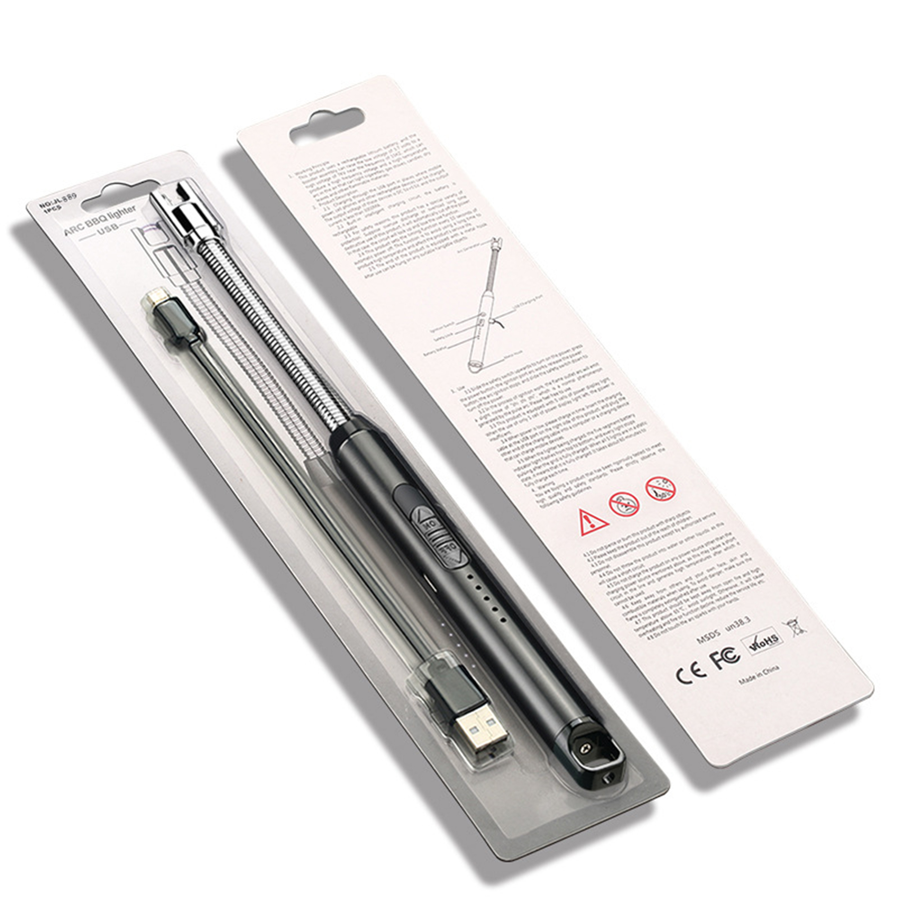 Flexible Windproof Rechargeable Usb Electronic Lighter 3