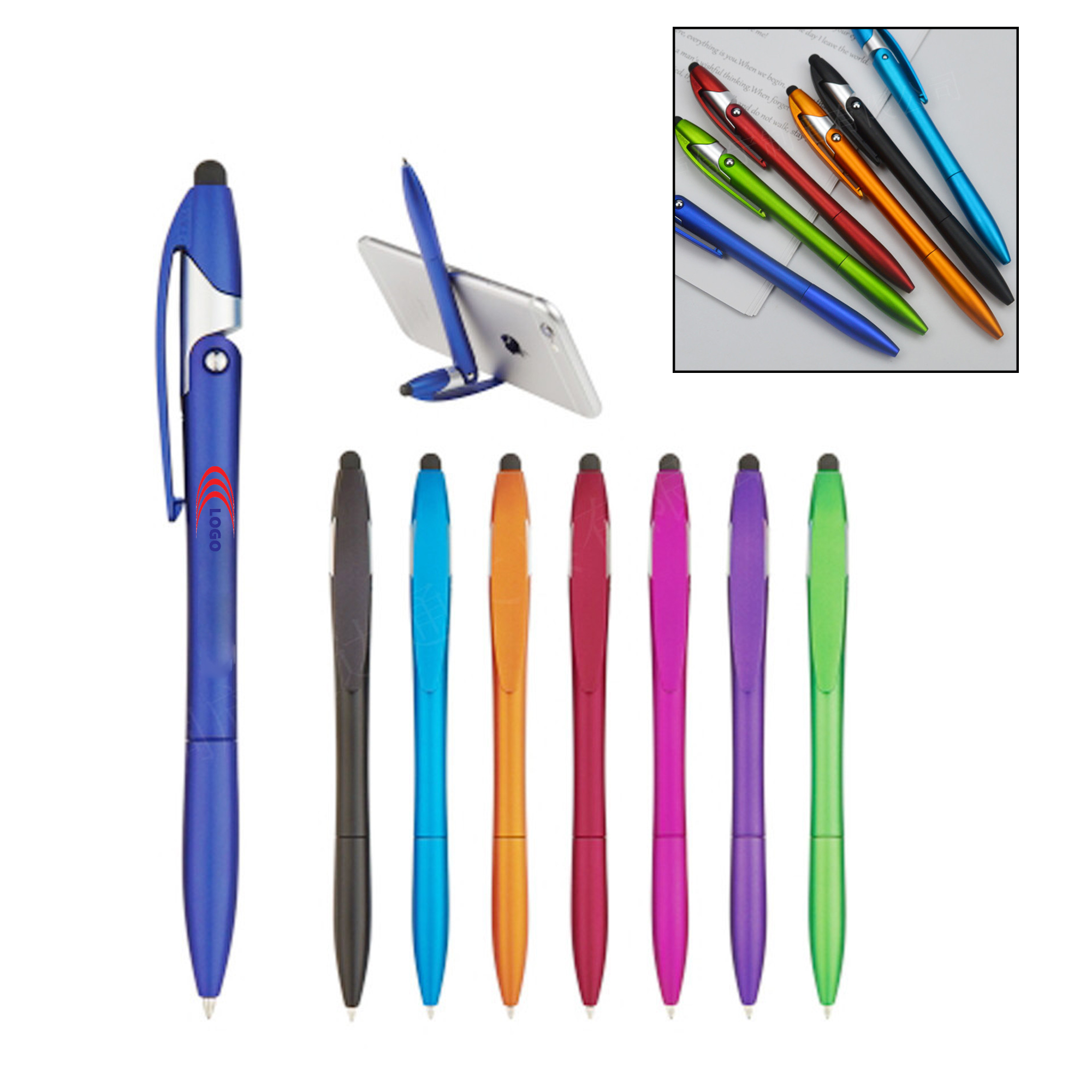 Innovative Collapsible Phone Holder Pen 2