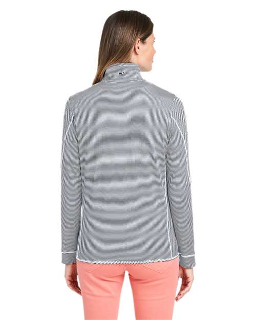 Women's Microstripe Sankaty Half-Zip Pullover - K002521 22