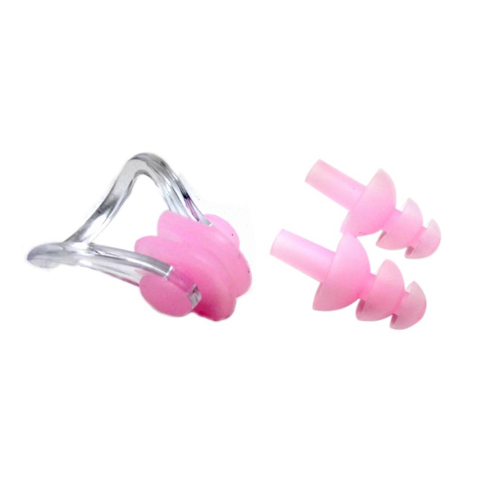Swimming Silicone Ear Plugs and Nose Clip Set 3