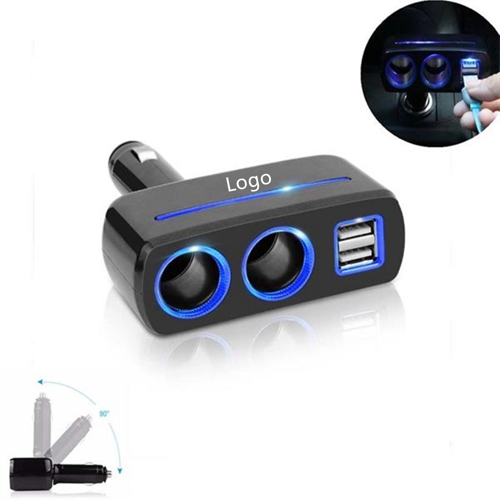 Imprinted USB Car Adaptors 2