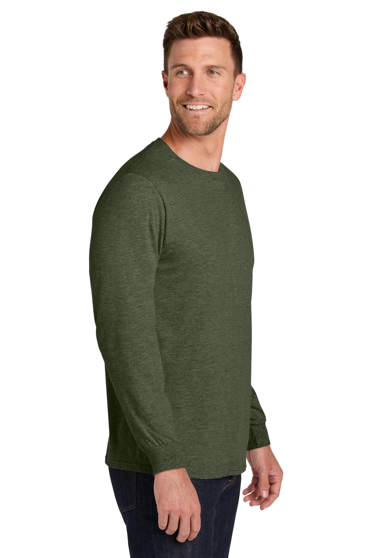 Jerzees Ultimate Unisex Ring Spun Long Sleeve T-Shirt IC46L 52