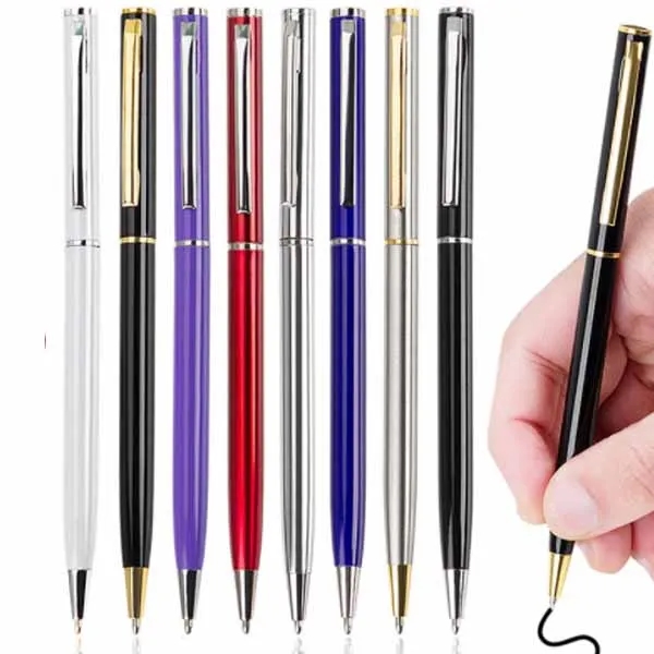 Retractable Promotional Colored Metal Pen 3