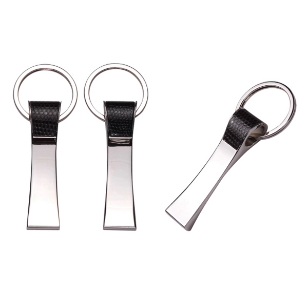Leatherette Metal Key Chain 2