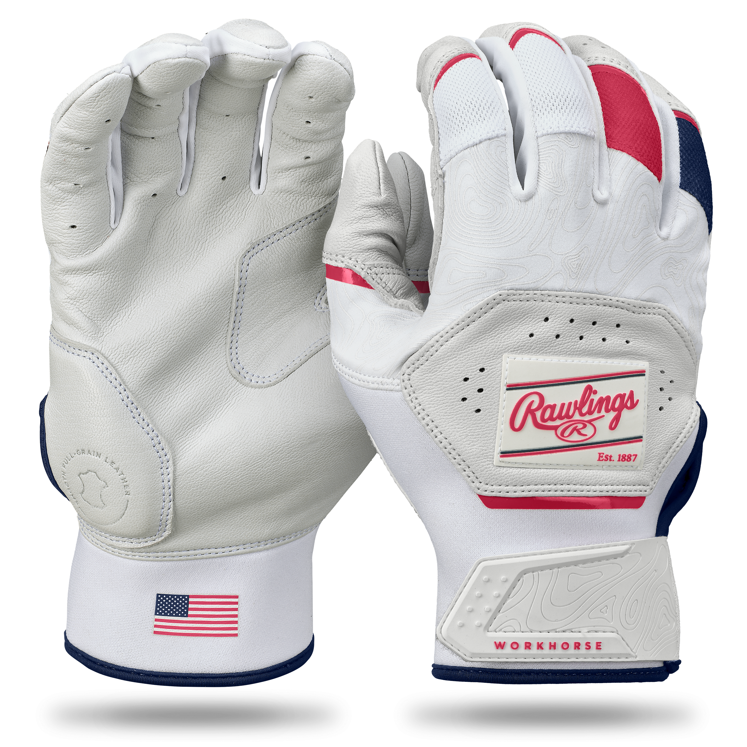 Rawlings Workhorse Youth Batting Gloves 6