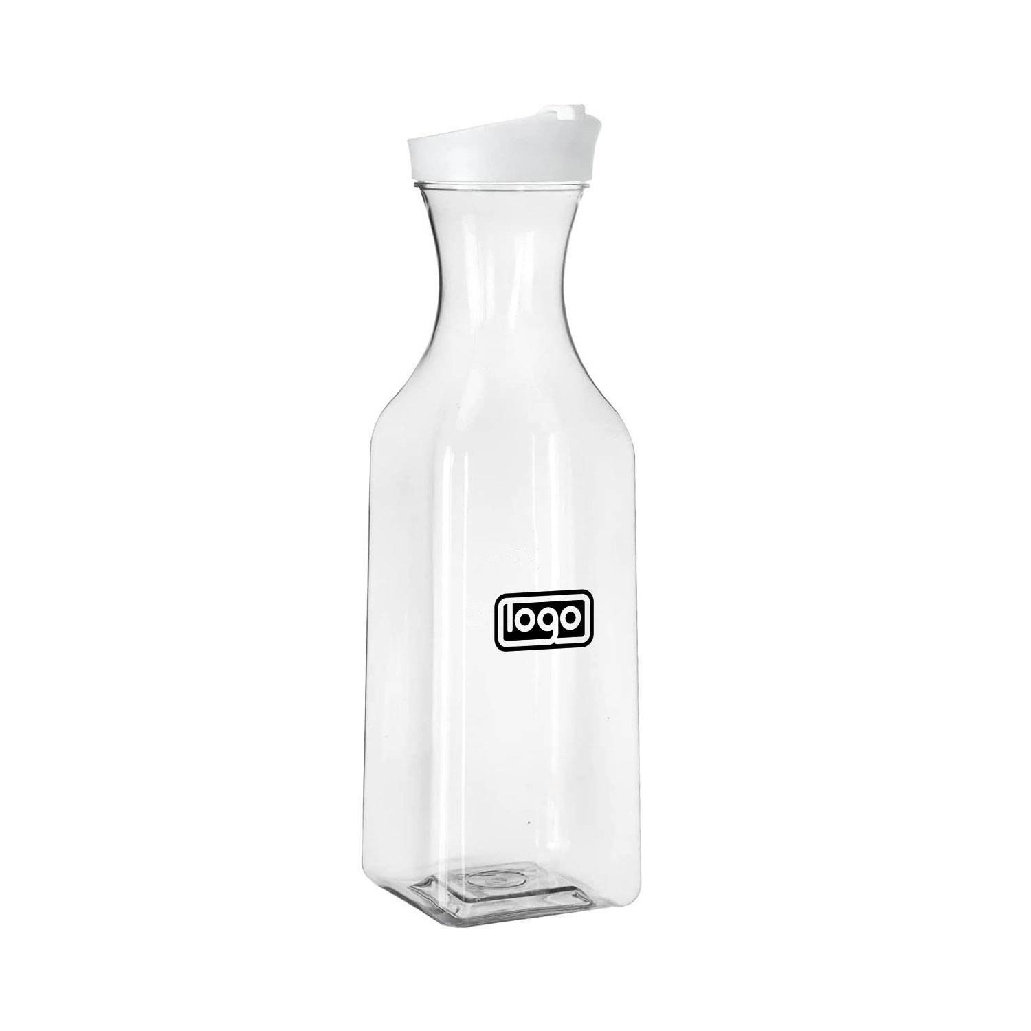 50OZ square transparent plastic juice pot 9