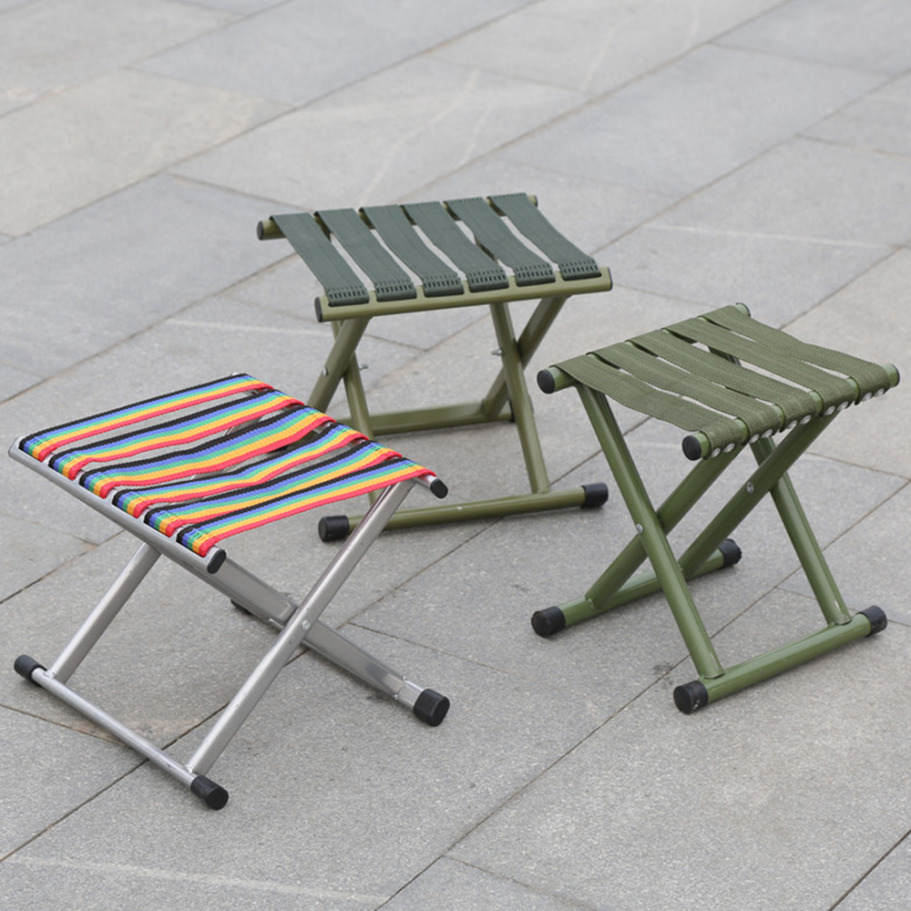 Portable Thickened Military Folding Stool 1