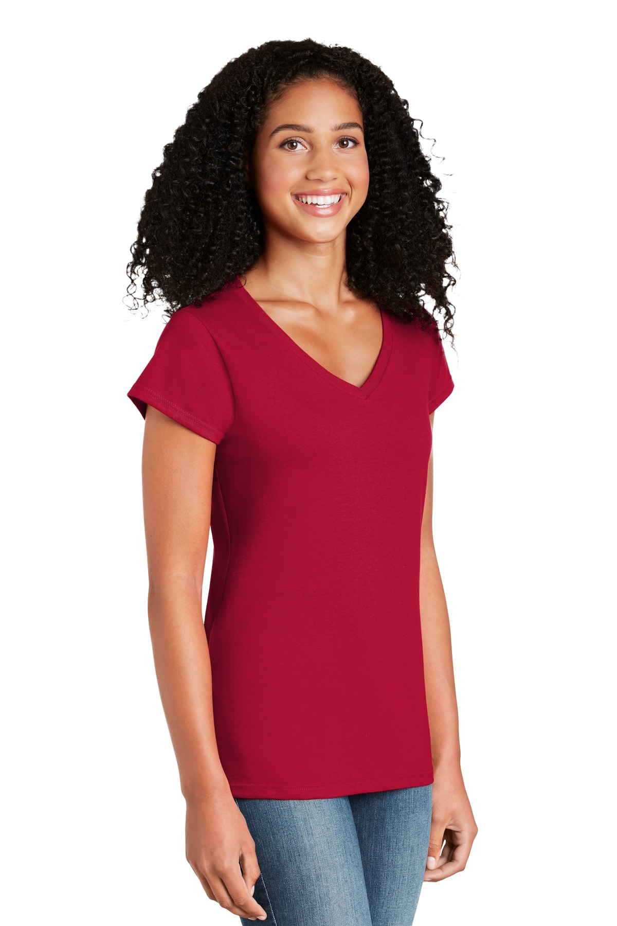 Gildan® Softstyle Women's Fit V-Neck T-Shirt 22