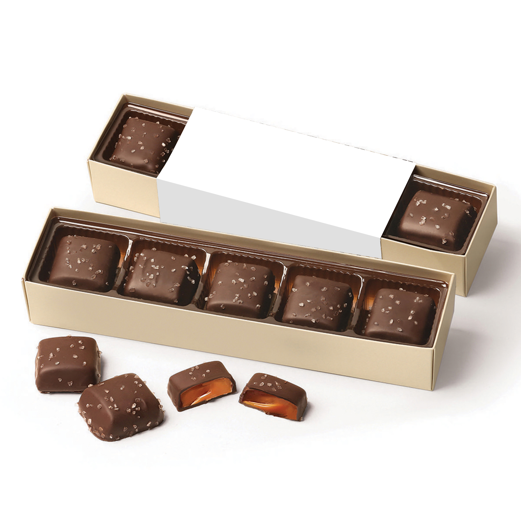 Chocolate Sea Salt Caramels Flight with Full-Color Wrap 3
