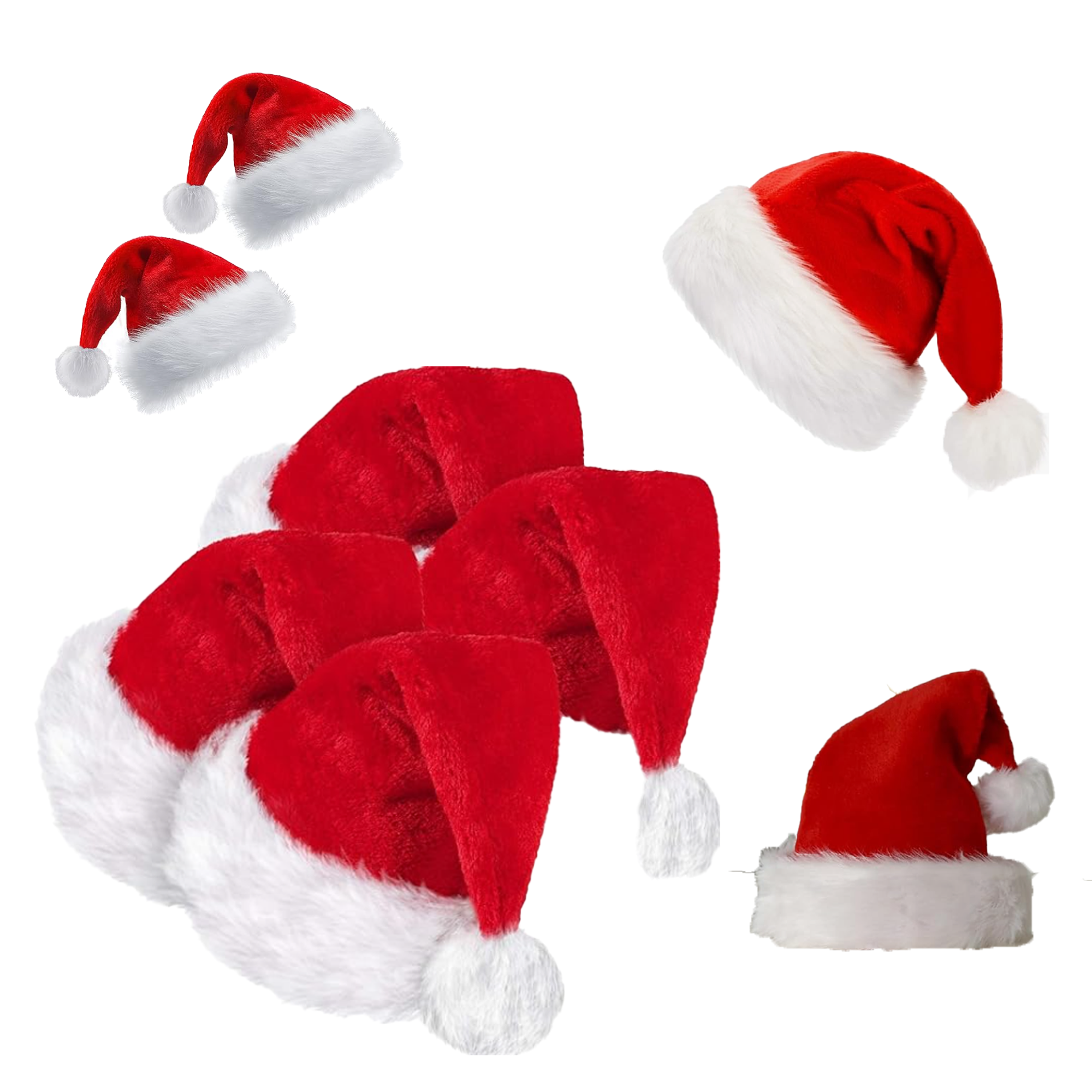 Kids Thickened Plush Christmas Hat 1