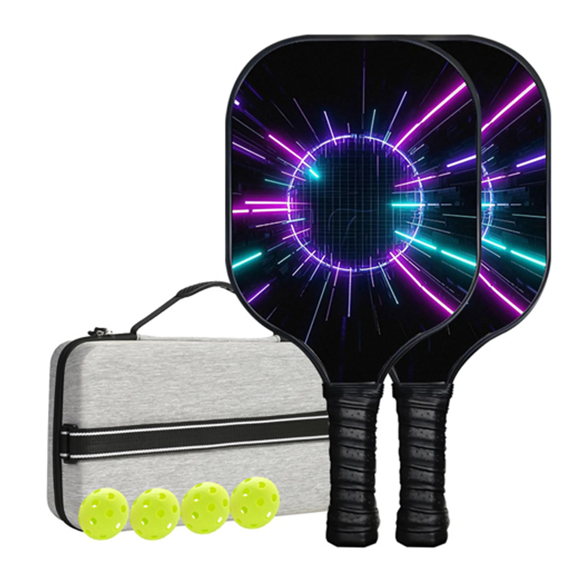 Fiberglass Pickleball Racket Paddle Set 2