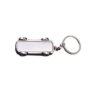 Jeep Shaped Keychain With Durable Split Ring Attachment 1