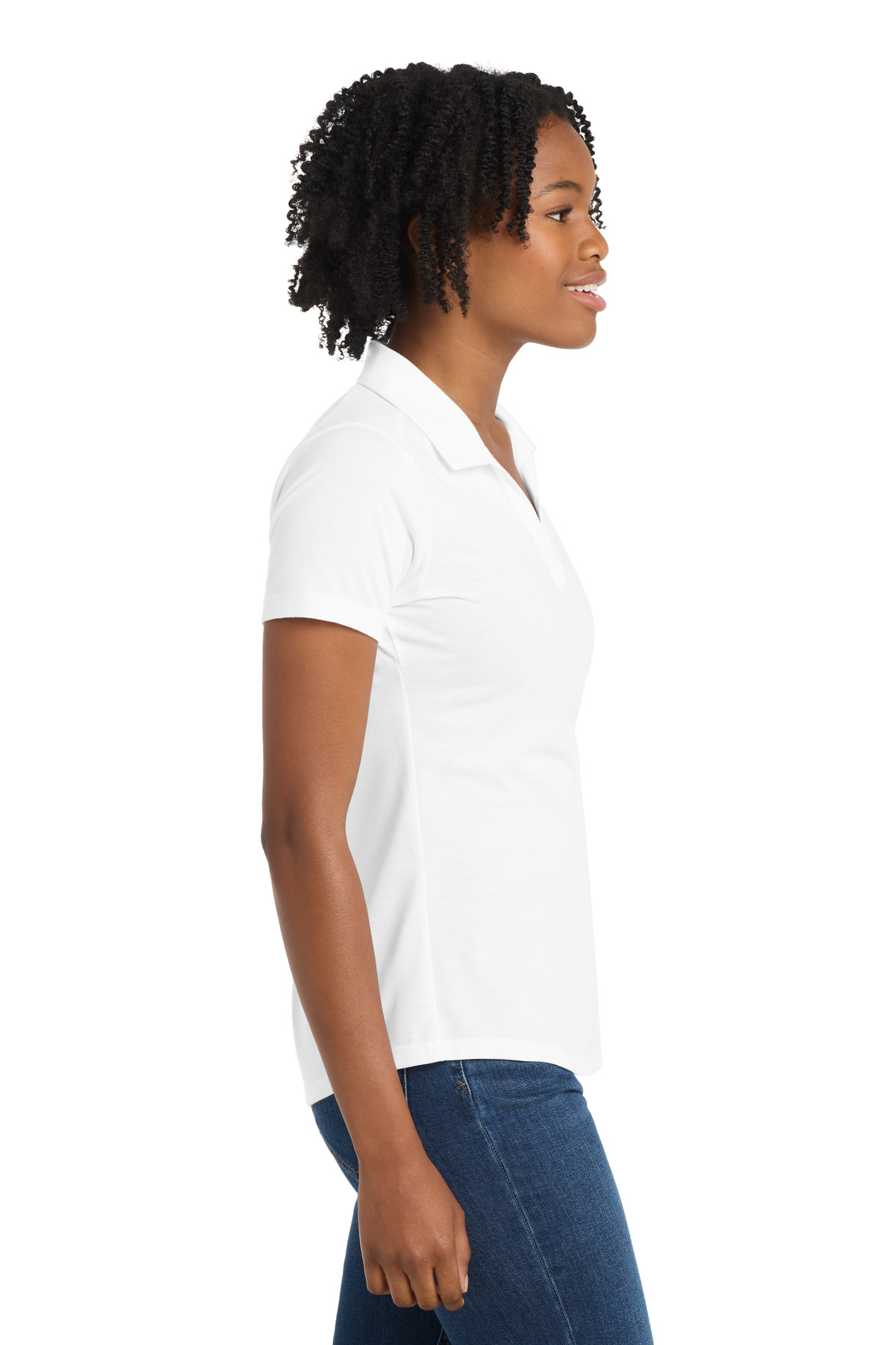 Sport-Tek Women's PosiCharge Tri-Blend Wicking Polo. LST405 16