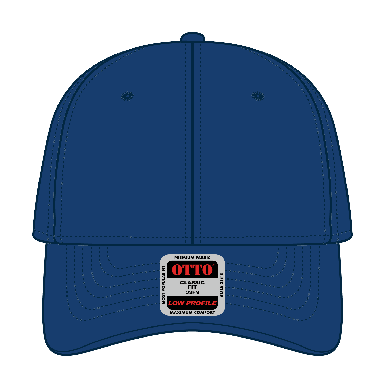 OTTO CAP® 6 Panel Low Profile Baseball Cap 46