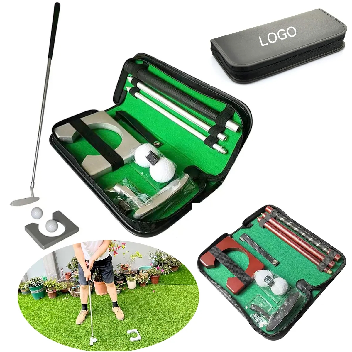 Portable Golf Putter Set Kit 1