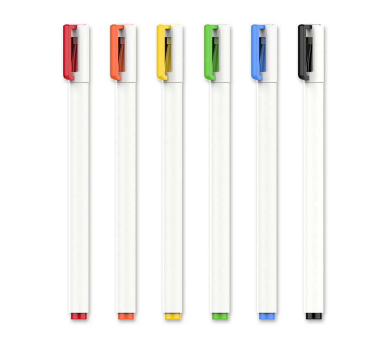 Slender Plastic Pen with Cap 6