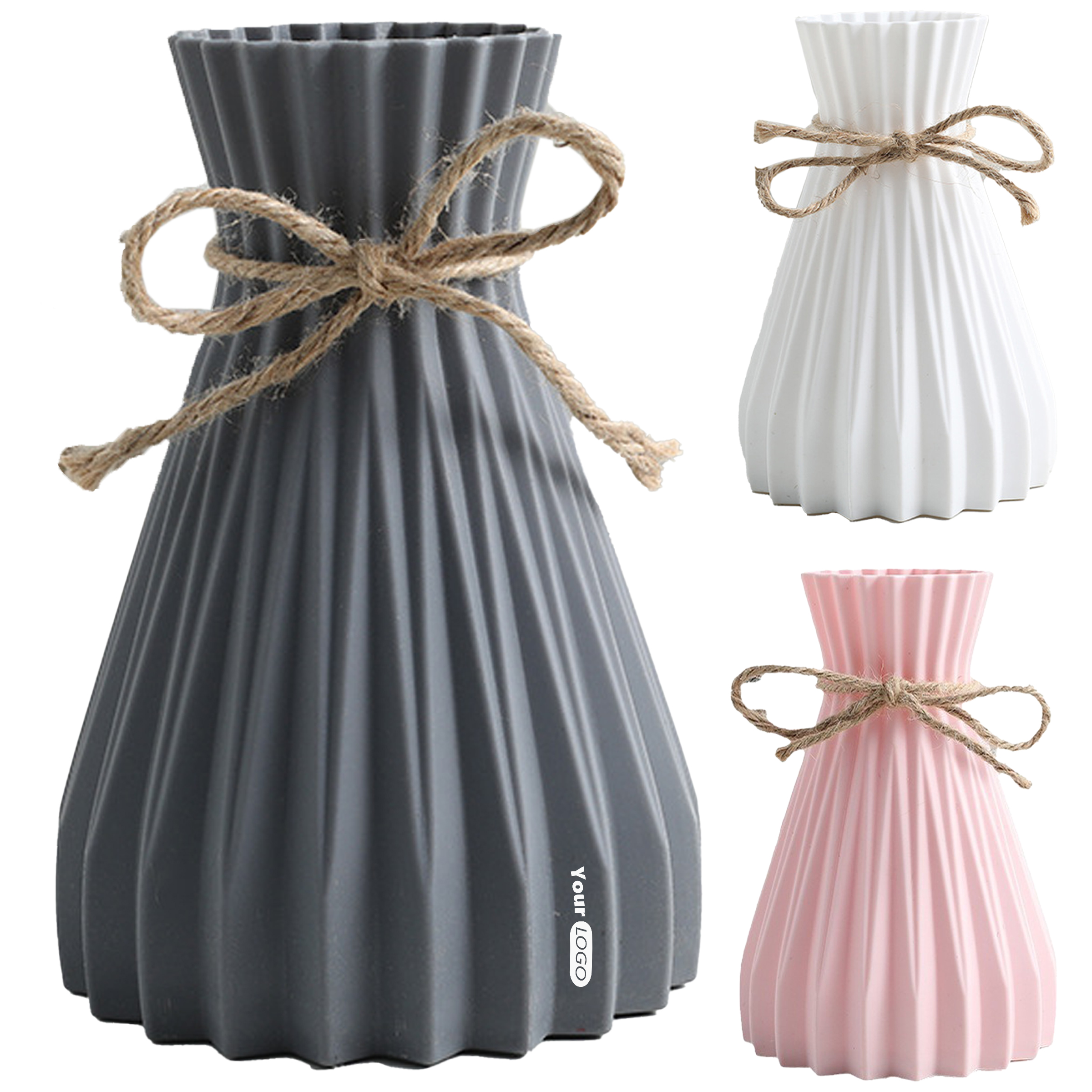 Plastic Flower Arrangement Simulation Vase 4