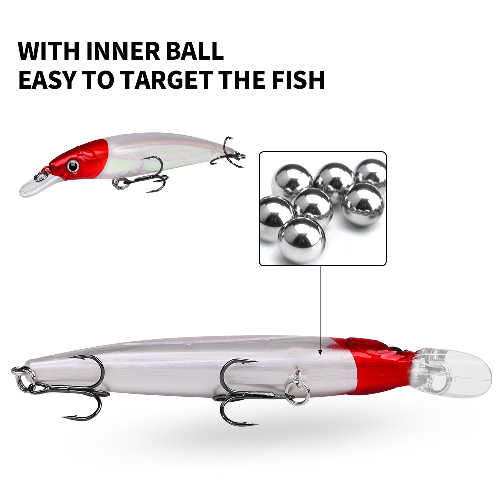 Minnow Suspending Shallow Diving Crankbait 10