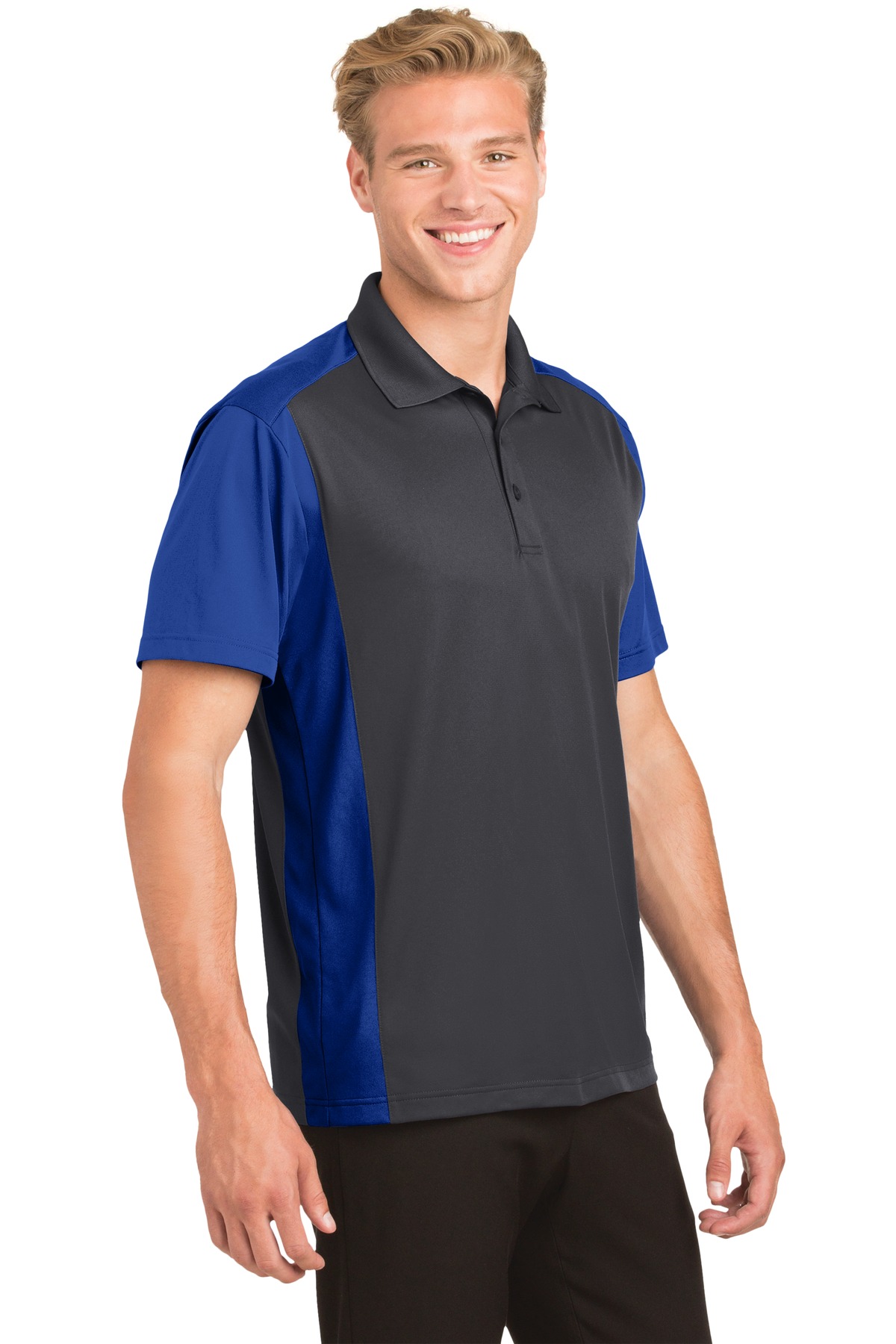 Sport-Tek Colorblock Micropique Sport-Wick Polo. ST652 32