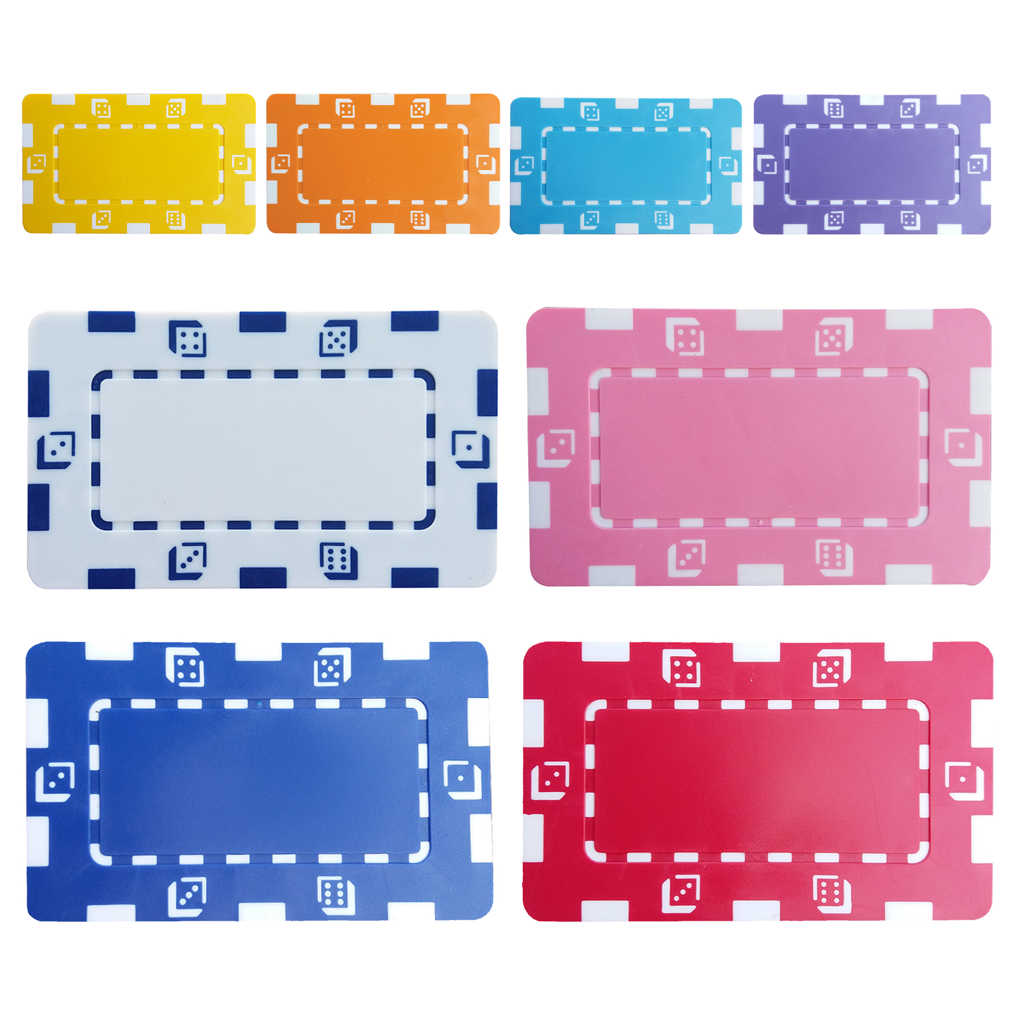 Professional Abs Rectangular Poker Chips 2